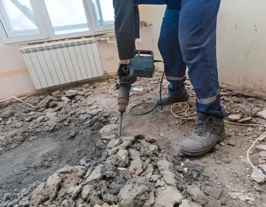 Professional Concrete Floor Demolition & Removal Work