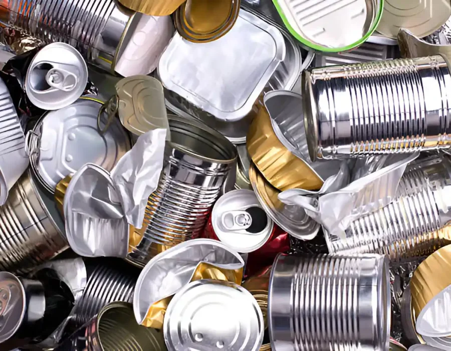 Metal Recycling Collection: Aluminum and Tin Waste