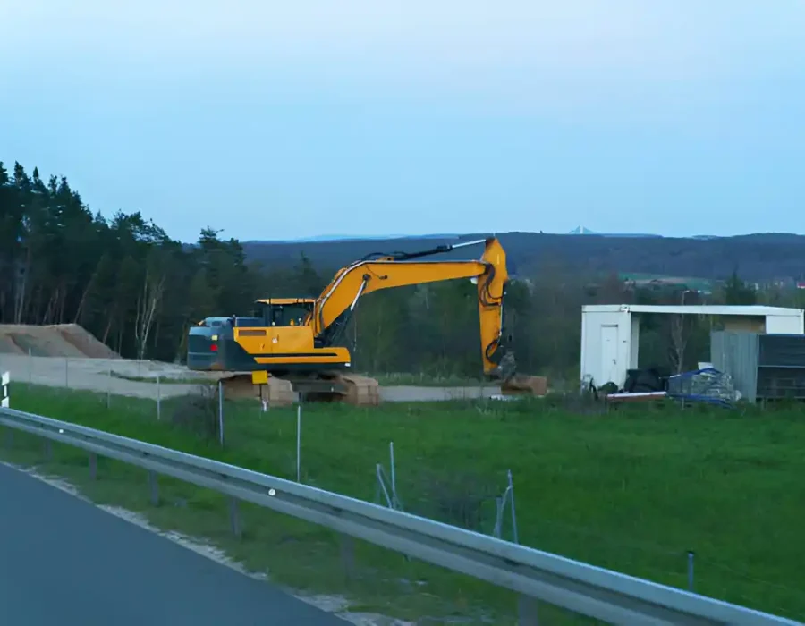 Excavator on Site: Land Preparation Services environmental-remediation