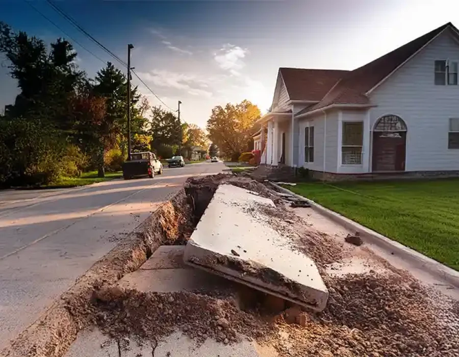 Residential Sidewalk Demolition & Concrete Removal