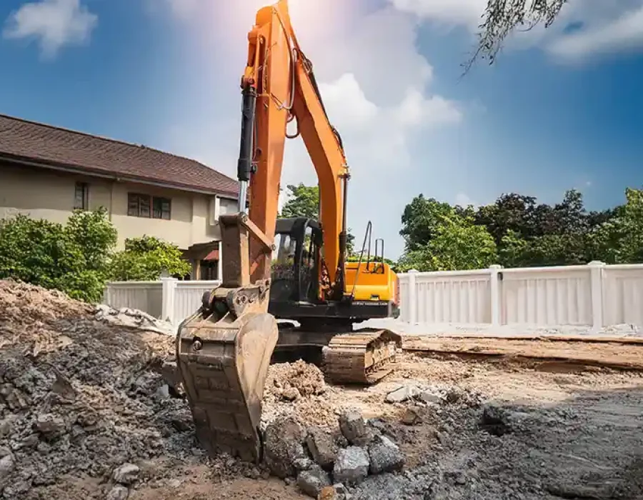 Excavator Demolition & Site Clearing Services