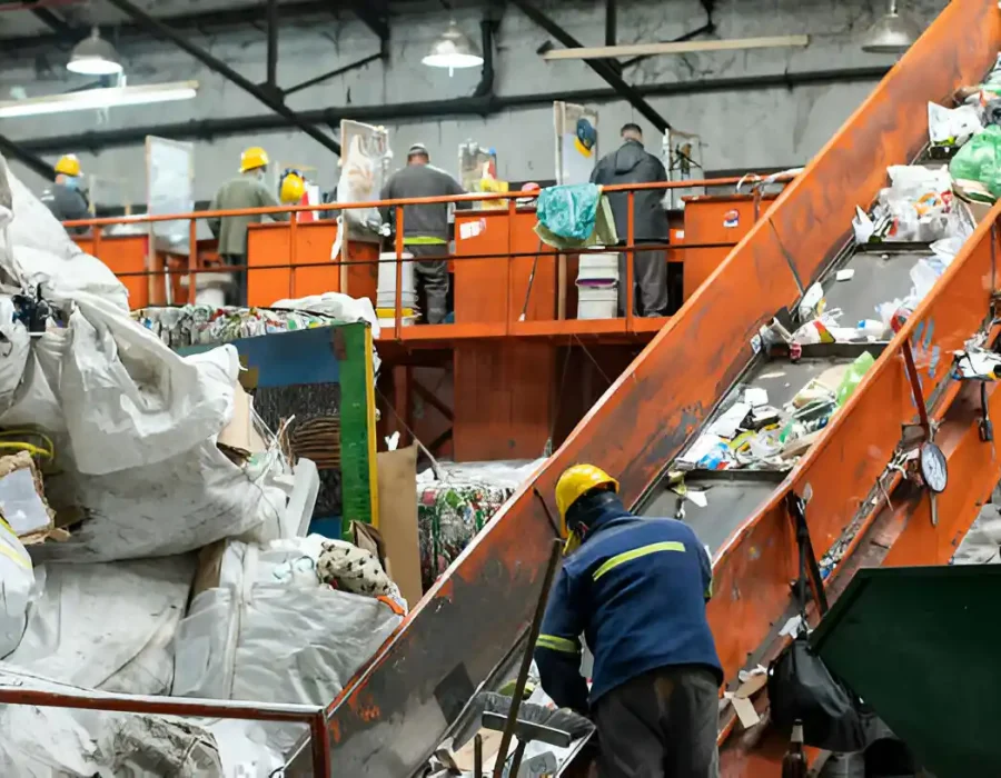 Industrial Waste Sorting & Material Recovery Plant