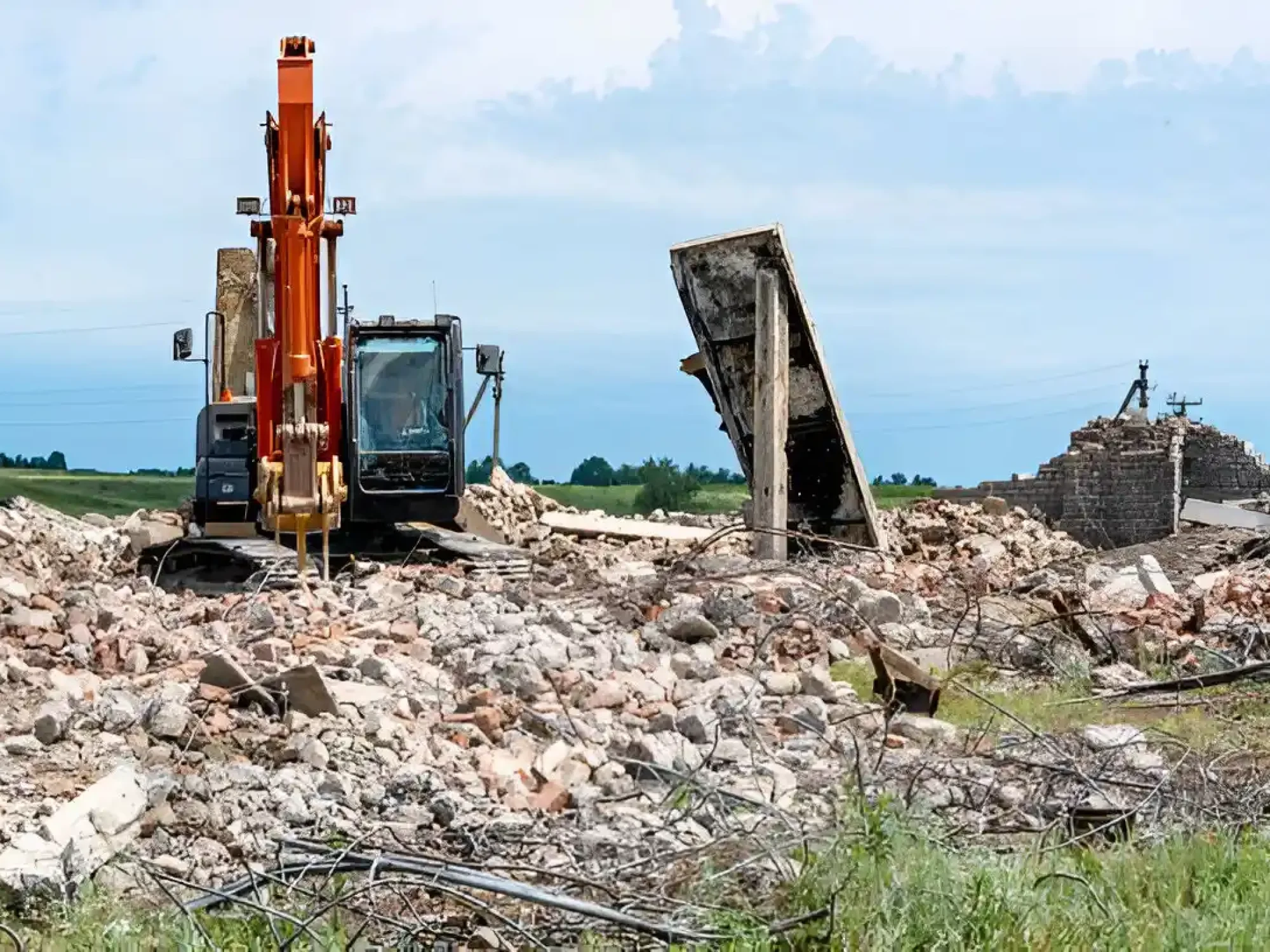 Rural Demolition & Construction Site Preparation