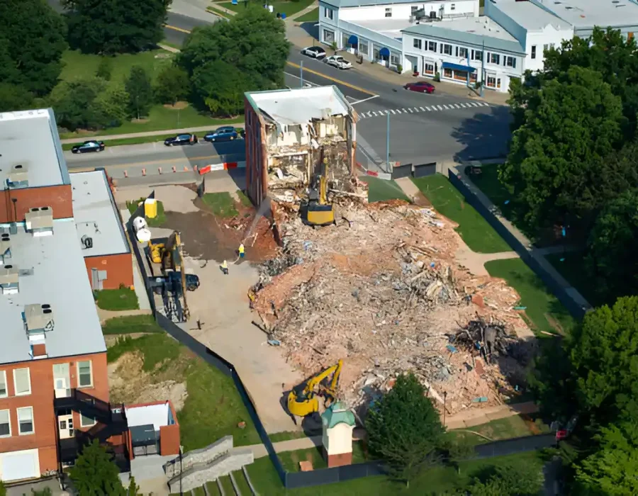 Building Demolition and Debris Removal Site
