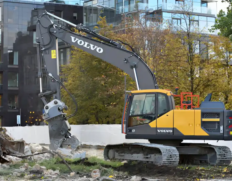 Volvo Excavator Demolition Site Clearing Services