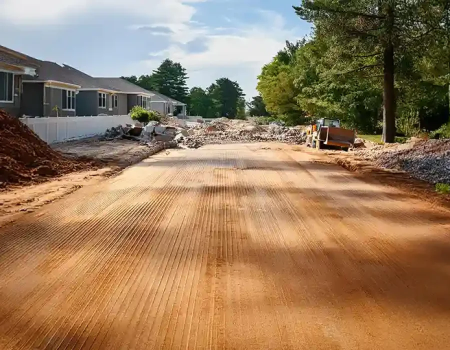 Residential Road Demolition and Site Grading