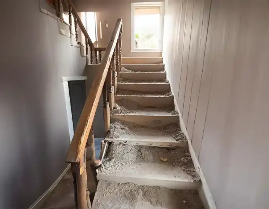 Indoor Stairwell Demolition and Debris Service
